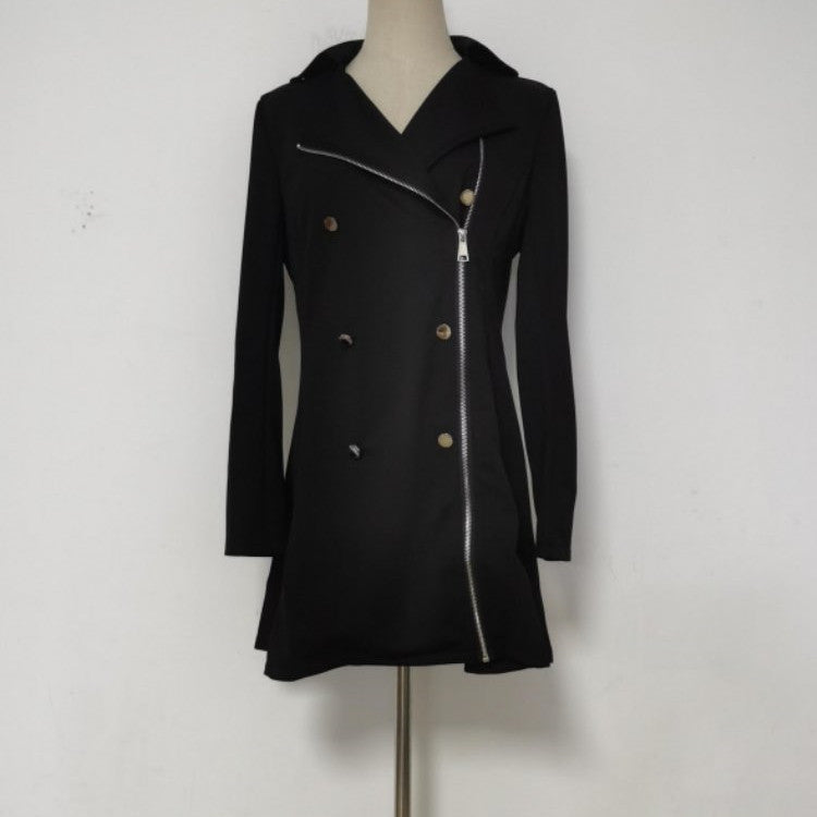 Women’s Fashion Slim Fit Slimming Double Breasted Overcoat