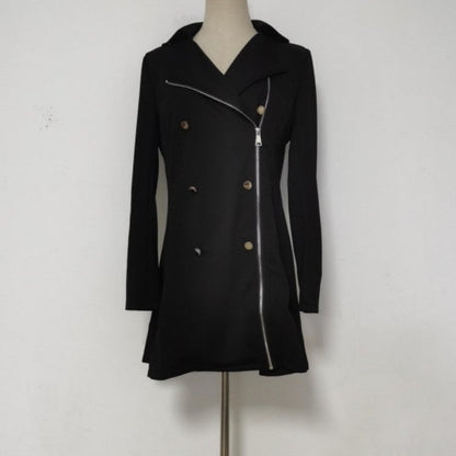 Women’s Fashion Slim Fit Slimming Double Breasted Overcoat