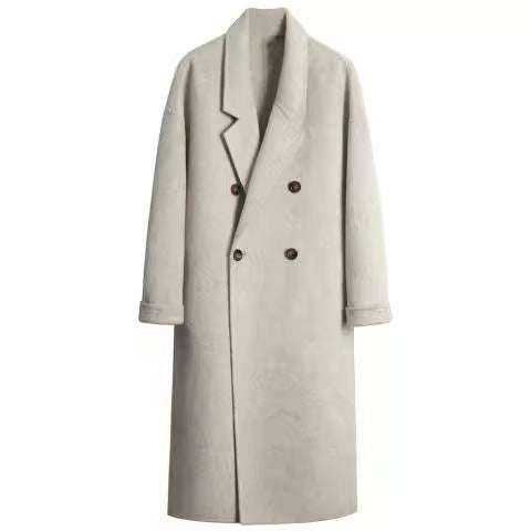 Cotton And Thickening Women’s Woolen Overcoat