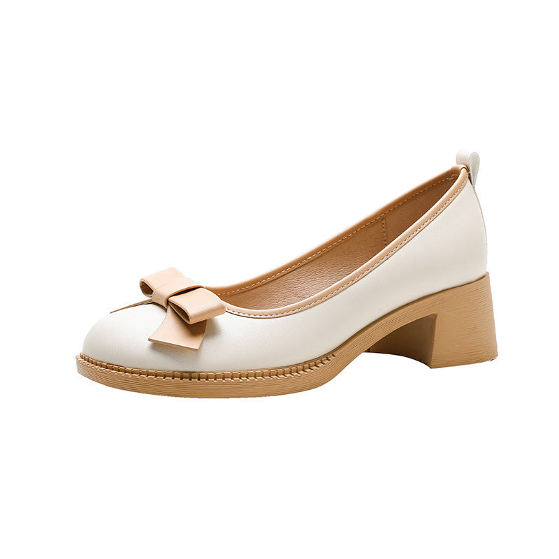 New Bow Loafers Women’s British Style