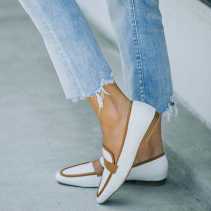 Spring And Autumn Round Head Loafers