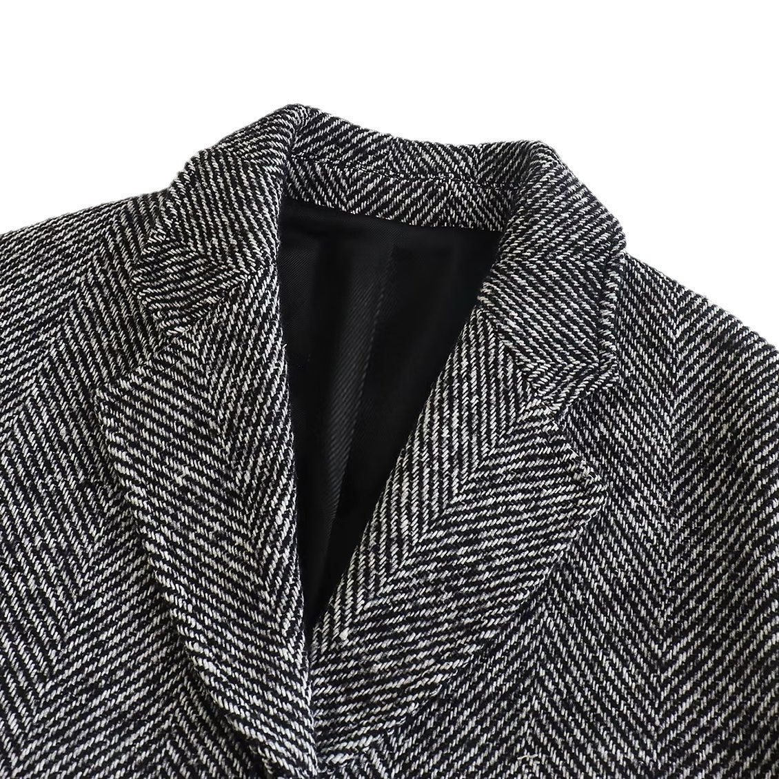 Medium Length Twill Overcoat Women’s Clothes